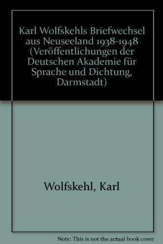 Beispielbild für Karl Wolfskehls Briefwechsel aus Neuseeland 1938-1948 (2 Bände). zum Verkauf von Antiquariat Matthias Wagner