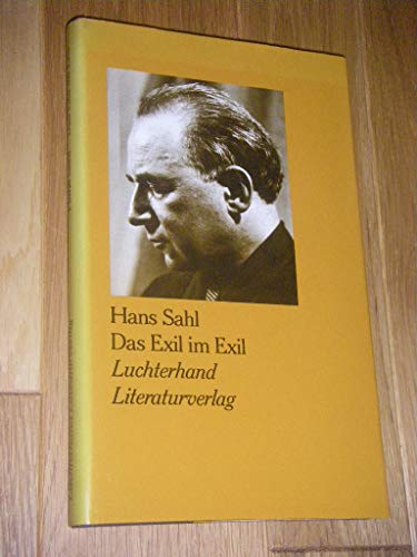 9783630800073: Das Exil im Exil. Memoiren eines Moralisten II