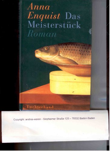 Beispielbild fr Das Meisterstck. Aus dem Niederlndischen von Hanni Ehlers. zum Verkauf von Antiquariat & Verlag Jenior