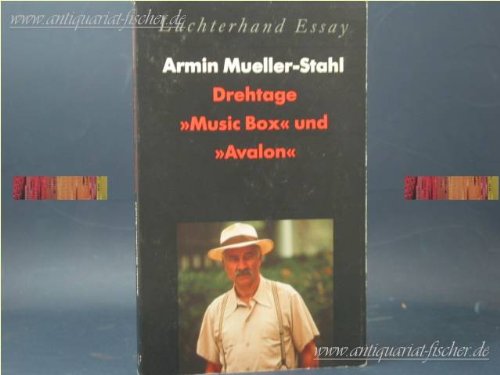 Beispielbild fr Drehtage. ' Music Box' und ' Avalon' zum Verkauf von medimops