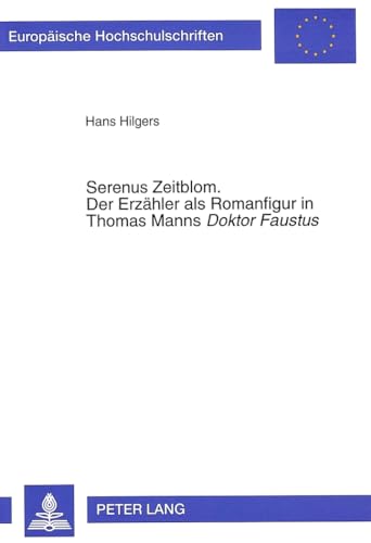 Serenus Zeitblom. - Hilgers, Hans