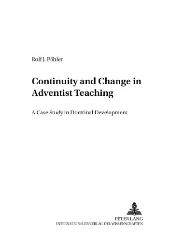 Beispielbild fr Continuity and Change in Adventist Teaching A Case Study in Doctr zum Verkauf von Librairie La Canopee. Inc.