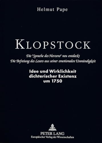 Beispielbild fr Klopstock. zum Verkauf von SKULIMA Wiss. Versandbuchhandlung