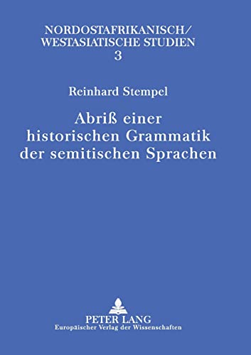 Imagen de archivo de Abri  einer historischen Grammatik der semitischen Sprachen a la venta por Ria Christie Collections