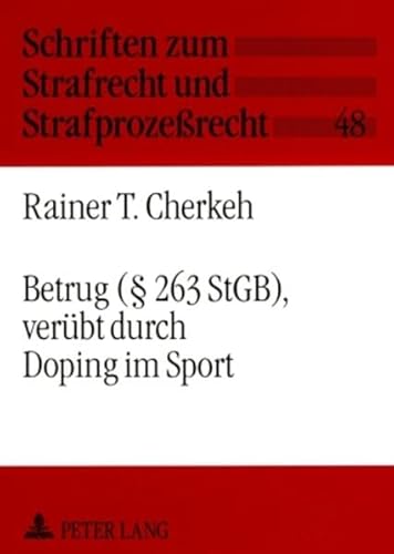Imagen de archivo de Betrug ( 263 Stgb), Veruebt Durch Doping Im Sport (Paperback) a la venta por CitiRetail