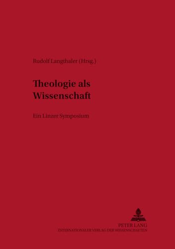 Theologie als Wissenschaft.