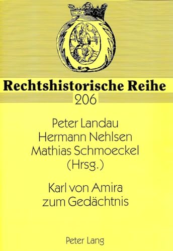 Stock image for Karl von Amira zum Gedchtnis. for sale by Antiquariat  Werner Haschtmann