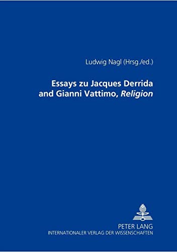 9783631371084: Essays Zu Jacques Derrida and Gianni Vattimo, Religion