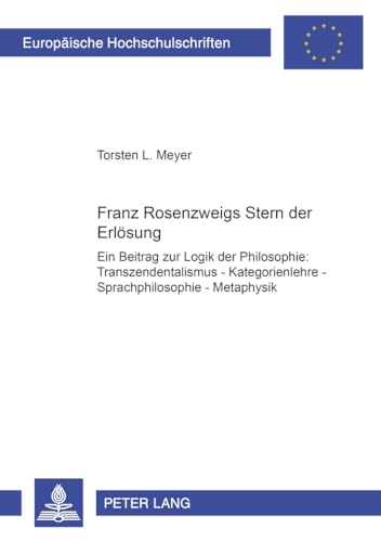 Stock image for Franz Rosenzweigs Stern der Erlsung. for sale by SKULIMA Wiss. Versandbuchhandlung