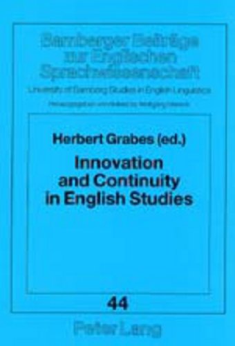 Innovation and Continuity in English Studies.
