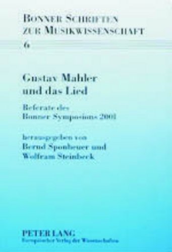 Stock image for Gustav Mahler und das Lied (German Edition) for sale by Revaluation Books