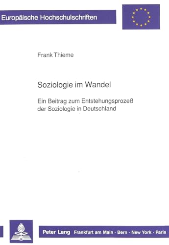 Stock image for Soziologie im Wandel. for sale by SKULIMA Wiss. Versandbuchhandlung