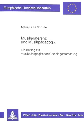 Musikpräferenz und Musikpädagogik.