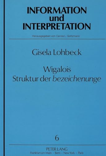 Beispielbild fr Wigalois. zum Verkauf von SKULIMA Wiss. Versandbuchhandlung