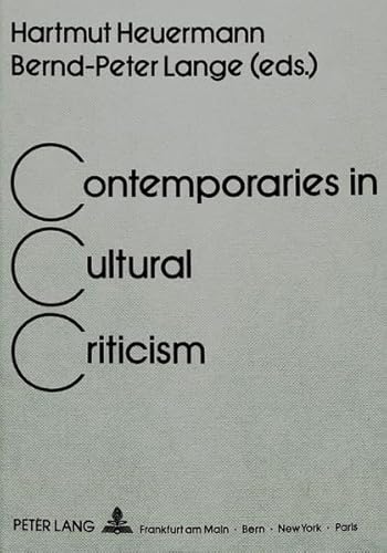 Imagen de archivo de Contemporaries in Cultural Criticism a la venta por The Enigmatic Reader