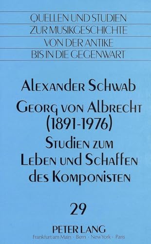 Georg von Albrecht (1891-1976). - Schwab, Alexander