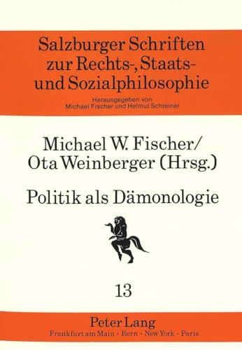 Imagen de archivo de Politik als Dmonologie. a la venta por SKULIMA Wiss. Versandbuchhandlung