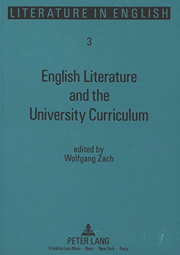 Stock image for English Literature and the University Curriculum (Literature in English) for sale by Bookmonger.Ltd