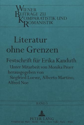 Stock image for literatur ohne grenzen for sale by Antiquariat Walter Nowak