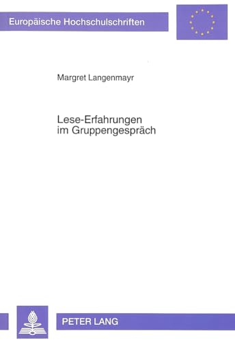 Beispielbild fr Lese-Erfahrungen im Gruppengesprch. zum Verkauf von SKULIMA Wiss. Versandbuchhandlung