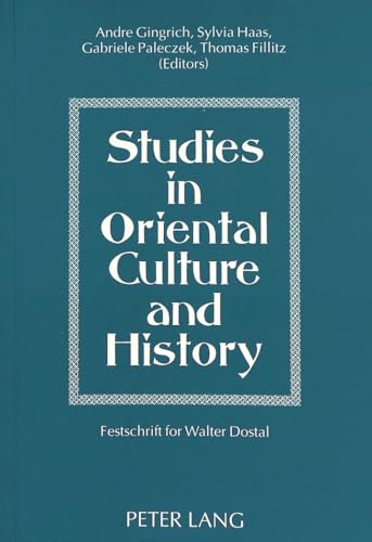 Beispielbild fr Studies in Oriental Culture and History Festschrift fr Walter Do zum Verkauf von Librairie La Canopee. Inc.