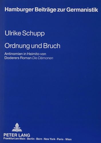 Beispielbild fr Ordnung und Bruch. zum Verkauf von SKULIMA Wiss. Versandbuchhandlung