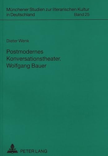 Imagen de archivo de Postmodernes Konversationstheater. a la venta por SKULIMA Wiss. Versandbuchhandlung