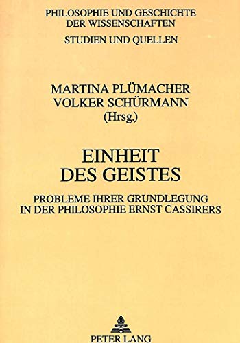 Imagen de archivo de Einheit des Geistes. a la venta por SKULIMA Wiss. Versandbuchhandlung