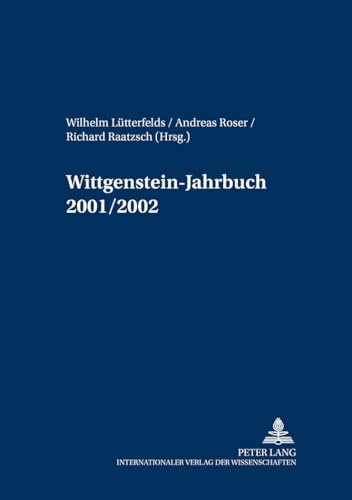 Stock image for Wittgenstein-Jahrbuch 2001/2002 for sale by Librairie La Canopee. Inc.