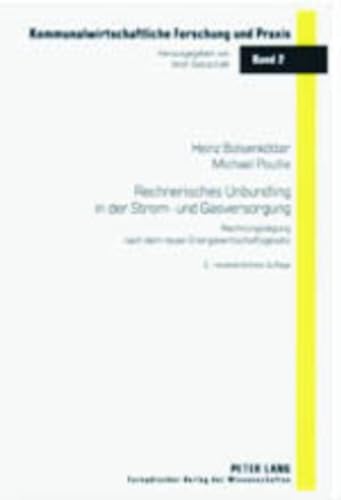 9783631518038: Rechnerisches Unbundling in Der Strom- Und Gasversorgung: Rechnungslegung Nach Dem Neuen Energiewirtschaftsgesetz: 2