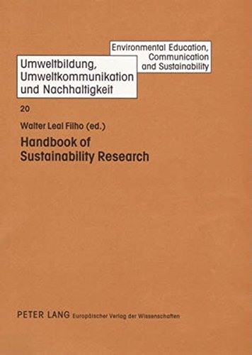 9783631526064: Handbook of Sustainability Research: 20 (Umweltbildung, Umweltkommunikation und Nachhaltigkeit Environmental Education, Communication and Sustainability)