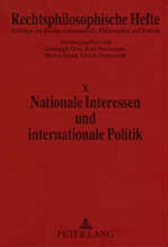 Stock image for Nationale Interessen und internationale Politik for sale by Librairie La Canopee. Inc.