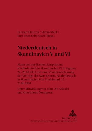 Stock image for Niederdeutsch in Skandinavien V Und VI (Osloer Beitrage Zur Germanistik) for sale by Revaluation Books
