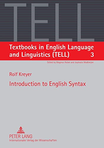 9783631559611: Introduction to English Syntax (3) (Textbooks in English Language and Linguistics (TELL))
