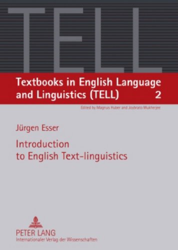 9783631560037: Introduction to English Text-linguistics (2) (Textbooks in English Language and Linguistics (TELL))
