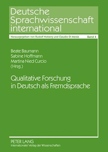 Stock image for Qualitative Forschung in Deutsch als Fremdsprache (Deutsche Sprachwissenschaft international) for sale by medimops