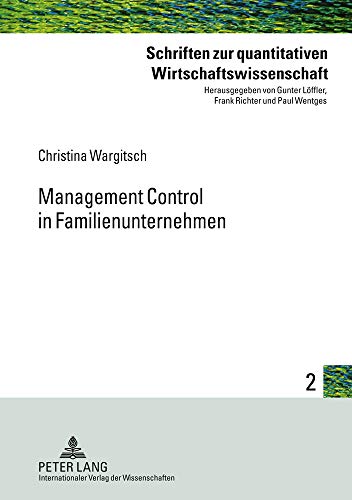 9783631605196: Management Control in Familienunternehmen