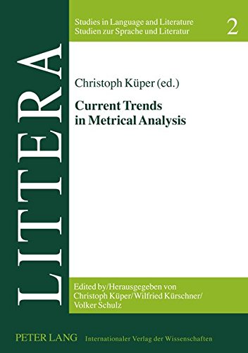 9783631608814: Current Trends in Metrical Analysis