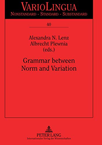 Imagen de archivo de Grammar between Norm and Variation (Variolingua. Nonstandard - Standard - Substandard) a la venta por Chiron Media