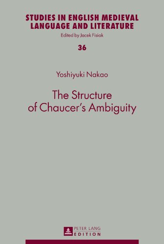 Beispielbild fr The Structure of Chaucer's Ambiguity (Studies in English Medieval Language and Literature) zum Verkauf von Powell's Bookstores Chicago, ABAA