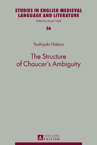 Stock image for The Structure of Chaucer's Ambiguity (Studies in English Medieval Language and Literature) for sale by Powell's Bookstores Chicago, ABAA