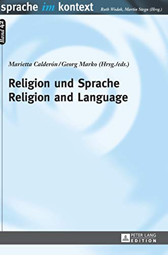 Beispielbild fr Religion und Sprache- Religion and Language zum Verkauf von Ria Christie Collections