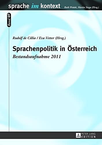 Beispielbild fr Sprachenpolitik in sterreich: Bestandsaufnahme 2011 zum Verkauf von Ammareal