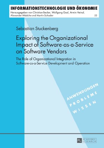Stock image for Exploring the Organizational Impact of Software-as-a-Service on Software Vendors: The Role of Organizational Integration in Software-as-a-Service . (Informationstechnologie und konomie) for sale by suffolkbooks