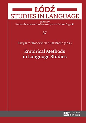 Beispielbild fr Empirical Methods in Language Studies (Lodz Studies in Language) zum Verkauf von Brook Bookstore