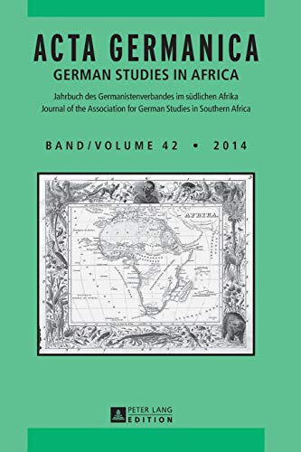 9783631657683: Acta Germanica: German Studies in Africa: 42