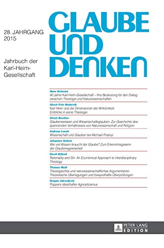 Beispielbild fr Glaube und Denken: Jahrbuch der Karl-Heim-Gesellschaft zum Verkauf von Fundus-Online GbR Borkert Schwarz Zerfa