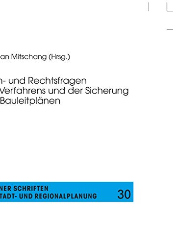 Beispielbild fr Fach- und Rechtsfragen des Verfahrens und der Sicherung von Bauleitplnen zum Verkauf von Buchpark