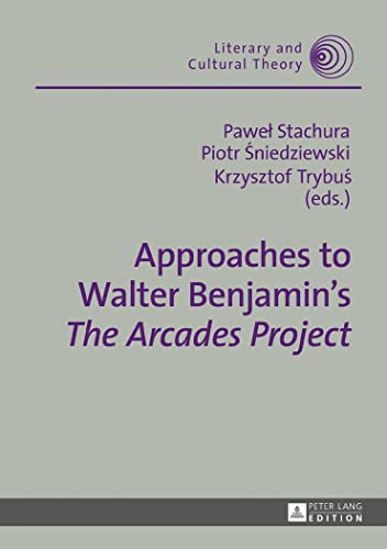 9783631736371: Approaches to Walter Benjamin’s The Arcades Project: 52 (Literary & Cultural Theory)