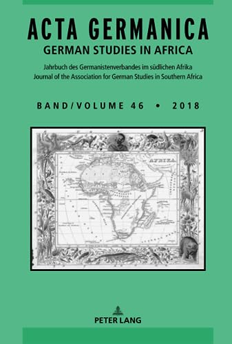 9783631770184: Acta Germanica (Acta Germanica / German Studies in Africa) (German Edition)